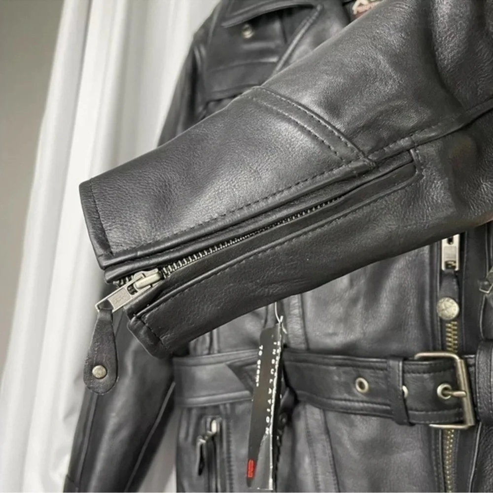 Xpert Performance Gear Premium Leather Jacket With Kevlar Size Medium Motorcycle